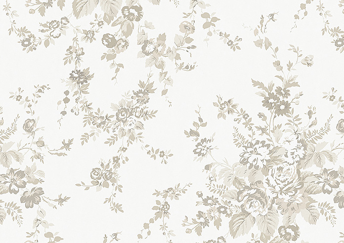 Shabby Chic by Rachel Ashwell Garden Floral, Warm Natural - Twist&Fit Roman Blind - Image 7